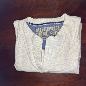Like new men’s the vintage Henley long sleeve shirt
